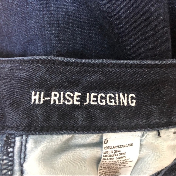 American Eagle dark denim hi rise jegging jeans - Picture 7 of 8